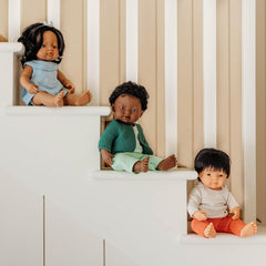 Miniland Babypuppe sud-américain pour filles 38 cm-31058, Zufällig