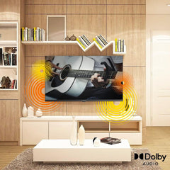 STRONG - TV 40 Pouces (100 cm) Full HD SRT40FD5553 - Smart TV via Android TV - Qualité d'image exceptionnelle - Triple Tuner - 3 Ports HDMI (1 ARC), 2 Ports USB, Connexion AV, Antenne/Satellite - Noir