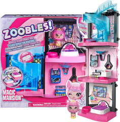 Zoobles Magic Mansion Maison de rêve transformable 6 pièces, toboggan et accessoires