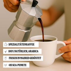 . Colombia Geisha 250 g – Édition limitée – Café spécial en Bohnen – 100 % Arabica de Colombie – Noten von Zitronengras und Honig – Frisch geröstet in Spanien