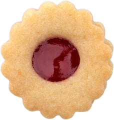 Staedter Linzer moule à biscuits rond, ø 4 cm/H 1,5 cm, ondulé, argent