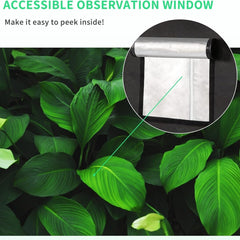 Tente de culture 80x80x180cm, avec plateau de base amovible et étanche, taille idéale pour la culture hydroponique