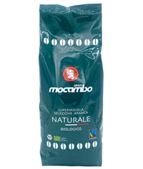 Mocambo Naturale Biologico Fairtrade Vert Foncé 1000g | 70 % Arabica, 30 % Robusta | Café épicé et noisette | DE-ÖKO-006
