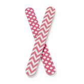 Pilă de unghii, căptușită, pentru modelarea unghiilor naturale și artificiale, față-verso, granulație medie, puternică, robustă, pentru acasă, saloane, manichiură sau pedichiură profesională, 2 bucăți