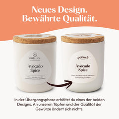 Potluck | Bio Sizilianisches Zitronensalz | Gewürzsalz für Fisch, Meeresfrüchte, Gemüse, Salate und Dressings | 140g im Keramiktopf