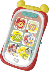 Clementoni 17711 Disney Baby Baby Mickey Smartphone, téléphone portable pour enfants avec effets lumineux et sonores, jouet interactif pour enfants de 9 à 36 mois, M, multicolore Bebe Toys Naty Shop Default Title