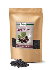 Fruits d'aronia bio Biojoy (1 kg), séchés et entiers (Aronia melanocarpa) Produits déshydratés Naty Shop
