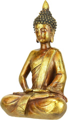 Figure de Bouddha méditer assis statue figurines sculpture buste statue ornement Figure de Bouddha Feng Shui décoration jardin terrasse balcon décoration Statue de Bouddha accessoire de maison Sculpture de Bouddha figure de jardin Statuettes et sculptures Naty Shop