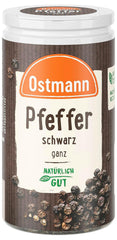 Ostmann Gewürze - Pfeffer schwarz ganz | 40 g dans Der Streudose