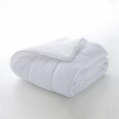 BOHEME | Plapumă/ Umplutură pentru pat 120 cm, plapumă 300 G/M², umplutură hipoalergenică din fibre respirabile antiacarieni, umplutură extra moale și antibacteriană, dimensiuni 200 X 200 cm Plapumi si pilote Naty Shop Alb Cama de 120 - 200*200Cm