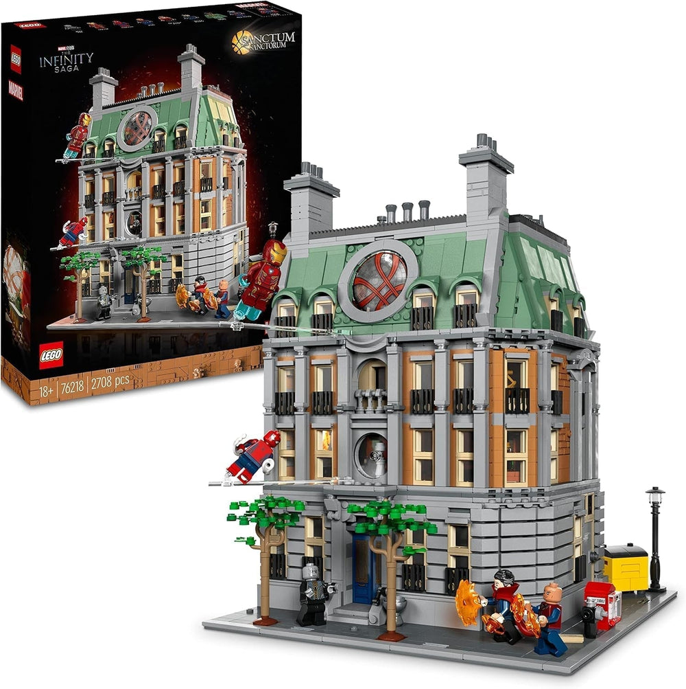 LEGO Marvel Sanctum Sanctorum Ensemble de construction modulaire à 3 niveaux avec figurines de Docteur Strange et Iron Man Avengers : Endgame Toy House Fan à collectionner Décoration de grande pièce 76218 Ensembles de construction Besuche den LEGO-Store Single