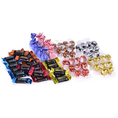 Assortiment de chocolat (37 boules LINDOR, 24 bâtonnets Hello Mini, 10 Mini Fioretto), cadeau chocolat (1 x 815 g) et HELLO Mini Emoti, chocolat au lait en 5 motifs d'émoticônes, 164 g