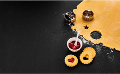 Birkmann Emporte-pièce Linzer 3 trous pour couper et décorer les biscuits, pâte d'amande et fondant, acier inoxydable, passe au lave-vaisselle, taille : 10 cm…