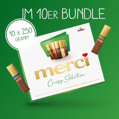 Finest Selection Variety Almond Crunch – 10 x 250g – Spécialités de chocolat fourrées et non fourrées