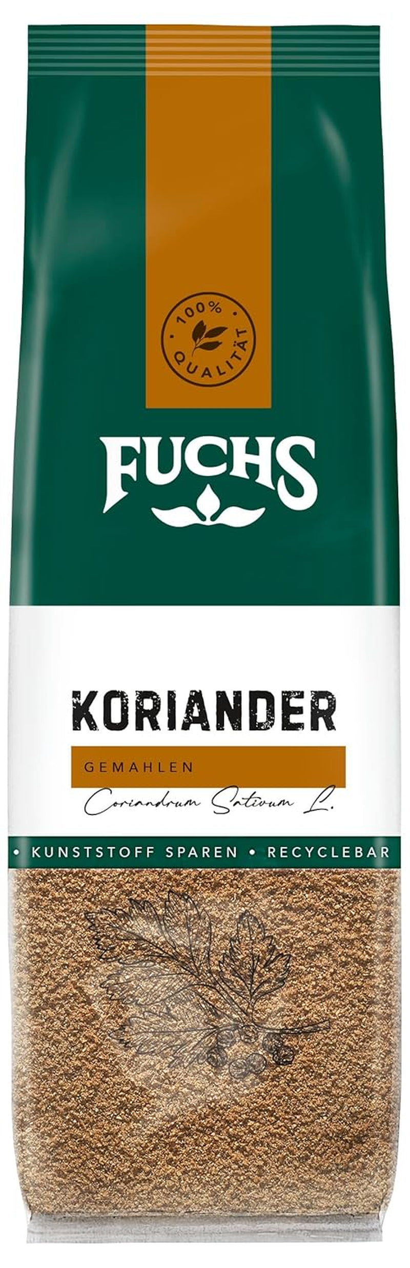 Fuchs Gewürze - Coriandre mélangée dans un récipient de recyclage - 50 g
