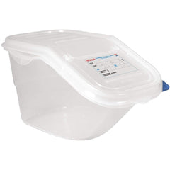 9146 Conteneur accessible avec couvercle GN 44199, blanc, 200(h) x 200(l) x 395(p) mm. Boîtes de conservation alimentaire Naty Shop Titre par défaut
