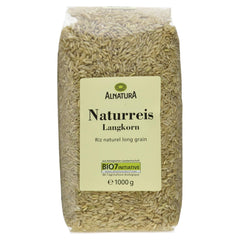 Riz brun à grains longs biologique paquet de 6 (6 x 1 kg)