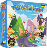 World Game - Jeu de société amusant sur la géographie - Jeu d'apprentissage du monde pour enfants et adultes - Idée cadeau sympa pour les adolescents - Allemand