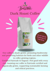 Mélange de grains de café expresso 1 kg, torréfaction moyenne, commerce équitable, biologique, cultivé à l'ombre, respectueux des oiseaux, poids net 1 kg