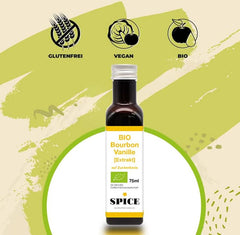 SPICE BIO Extrait de vanille Bourbon, 75 ml Arômes Naty Shop