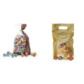 Assortiment Lindt Chocolat LINDOR | 1371 g, Classique | env. 80 boules de chocolat (lait, blanc, noir 60%, noisette) | Emballage en vrac, 1 kg