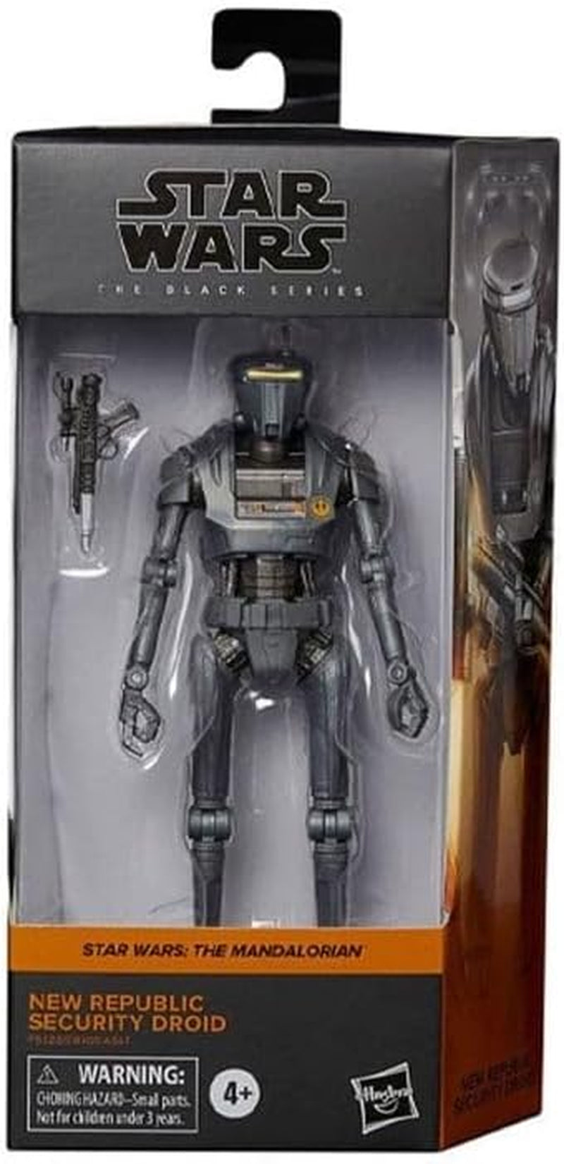 Star Wars Seria Neagră Noua Republică Security Droid, 15 Cm Figura mare Mandalorian, pentru copii 4+ Action figures Naty Shop