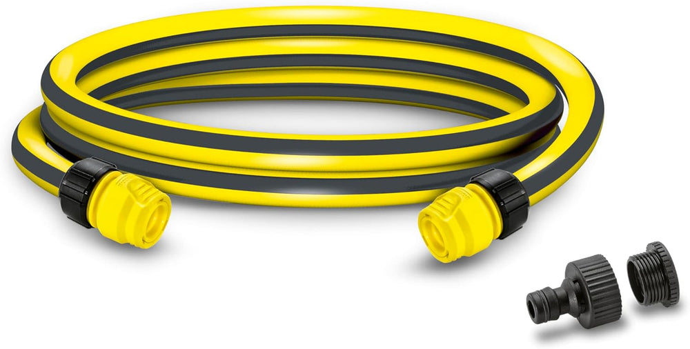 Kit de raccordement d'origine Kärcher, raccord de robinet G3/4 avec réducteur G1/2, PrimoFlex 1,5 m, longueur 1,5 m, jaune