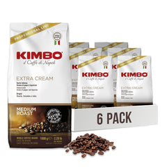 Kimbo Espresso Bar Extra Crème 6 x 1kg Café en grains