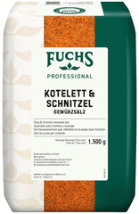 - Kotelett et Schnitzel Gewürzsalz | Grill-Würzmischung für Kurzgebratenes | Qualité professionnelle pour grossistes | Sac recyclable de 1,5 kg