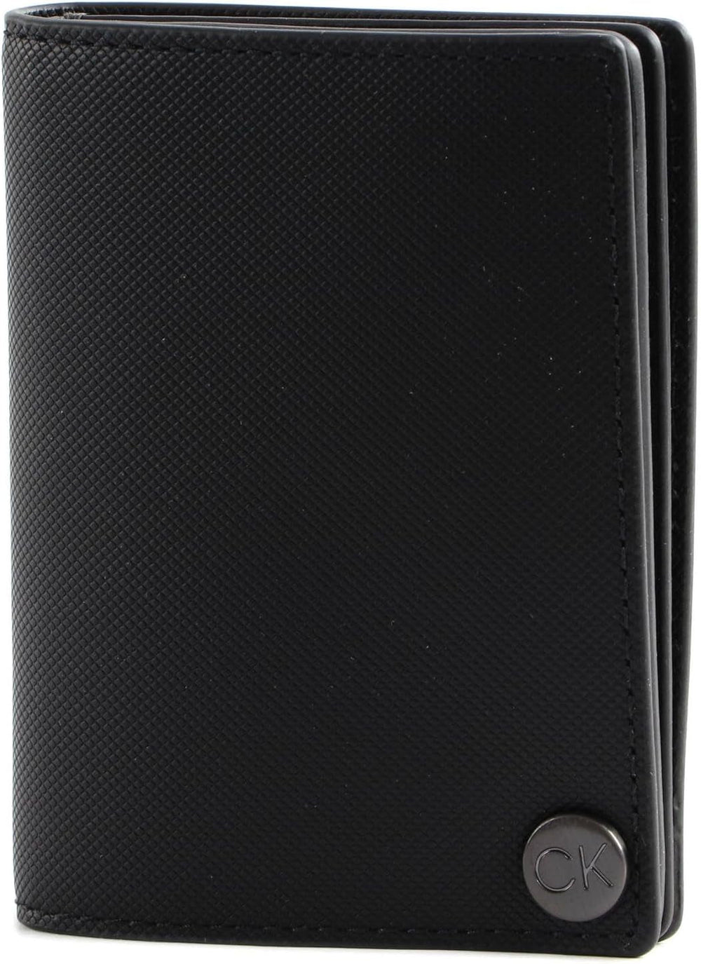 Calvin Klein CK CLEAN PQ COVERED CARDHOLDER Portefeuille pour homme, Noir (Ck Black), OS Portefeuille pour homme Naty Shop Default Title