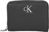Calvin Klein Portefeuille Femme Minimal Monogram Zip Around Klein, Noir (Noir), Taille Unique Portefeuille Femme Naty Shop Default Title