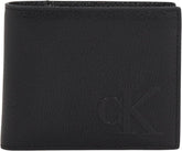Calvin Klein Sculpted Impression Billfod CC Lv04g1022g Accessoires de voyage Portefeuille à deux volets Portefeuille pour homme Naty Shop Noir (Na Black) Os