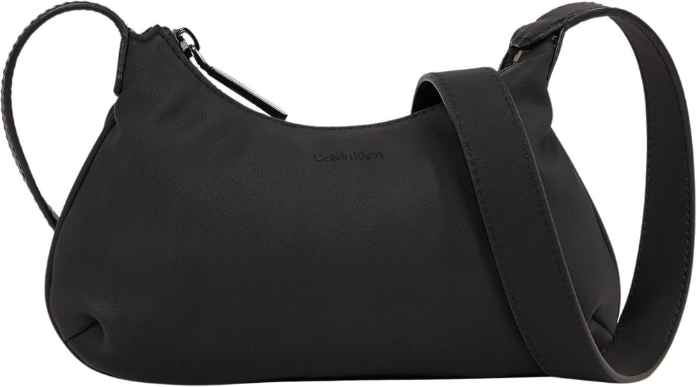 Calvin Klein Crossbody Klein Sac à bandoulière zippé, Noir (Ck Black), Sacs grandeur nature Femme Naty Shop Default Title