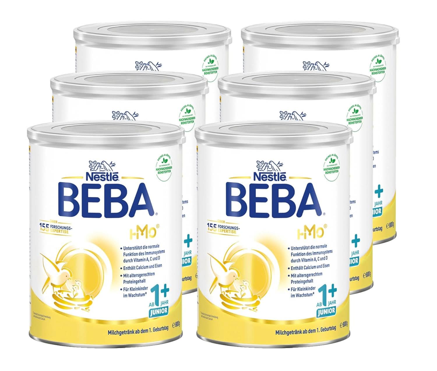 Nestle BEBA JUNIOR 1, formula lapte de la 1 an Mama si Copilul Naty Shop 6 x 800 grame