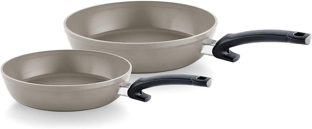 Fissler Ceratal Comfort, poêle céramique antiadhésive - induction Casseroles et poêles Naty Shop Set de 2 poêles de diamètres 24 et 28 cm