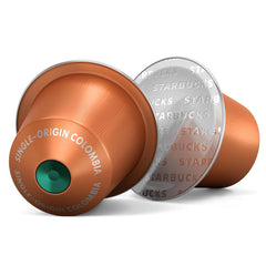 STARBUCKS Colombie d'origine unique par Nespresso, Mittlere Röstung, Kaffeekapseln 10 x 10 (100 Kapseln)