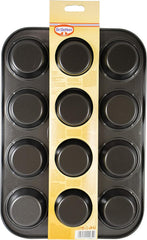 Dr. Oetker Muffinform 12-Er Mini Ø 7 Cm, Cupcake Form Für Saftige Muffins, Muffinblech Mit Antihaftbeschichtung, Menge: 1 Stück Moules et plaques à pâtisserie Naty Shop