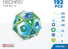 Geomag Classic Panels 192 pièces Jeux magnétiques pour enfants, enfants et filles à partir de 5 6 7 8 9 10 11 12 13 ans, constructions magnétiques, jeux pour enfants