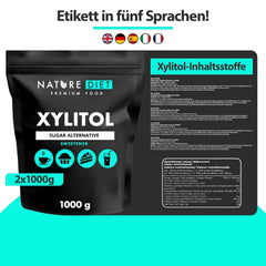 Nature Diet Xylitol, 1 Kg Édulcorants Naty Shop