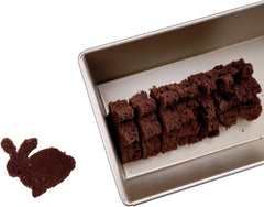 Plaque à pâtisserie Dr. Oetker avec coupe-lapin, Golden Easter - 25 cm, tôle d'acier antiadhésive, idéale pour les gâteaux de Pâques