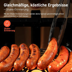 COSORI Friteuse à air chaud Airfryer, Friteuse à air 12 en 1 XXL 6,2 L, Friteuse à air chaud avec fenêtre de visualisation et rappel de brassage, 80 recettes Appareils ménagers Naty Shop