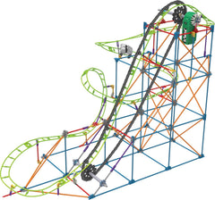 K'NEX 51438 Typhoon Frenzy Roller Coaster, modèle 2 en 1, ensemble de construction coloré pour garçons et filles, jouet de 19 pieds, ensemble de construction pour enfants de 640 pièces pour enfants âgés de 9 ans et plus