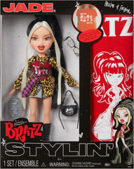Bratz Stylin' Jade - Modepuppe mit T-Shirt um Gestalten für Dich, y compris les accessoires, Niedliches Spielzeug für Mädchen
