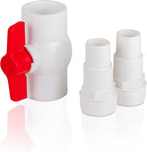 Gre AR512 - Supapă pornire/oprire cu 2 adaptoare pentru furtunuri de Ø38 și Ø32 mm