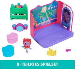 Chambre de luxe Gabby Dollhouse Chambre de musique Groovy et chambre de luxe Sweet Dreams Chambre de chat moelleux