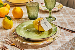 Service de table Zagara pour 6 personnes, 18 pièces, céramique, multicolore