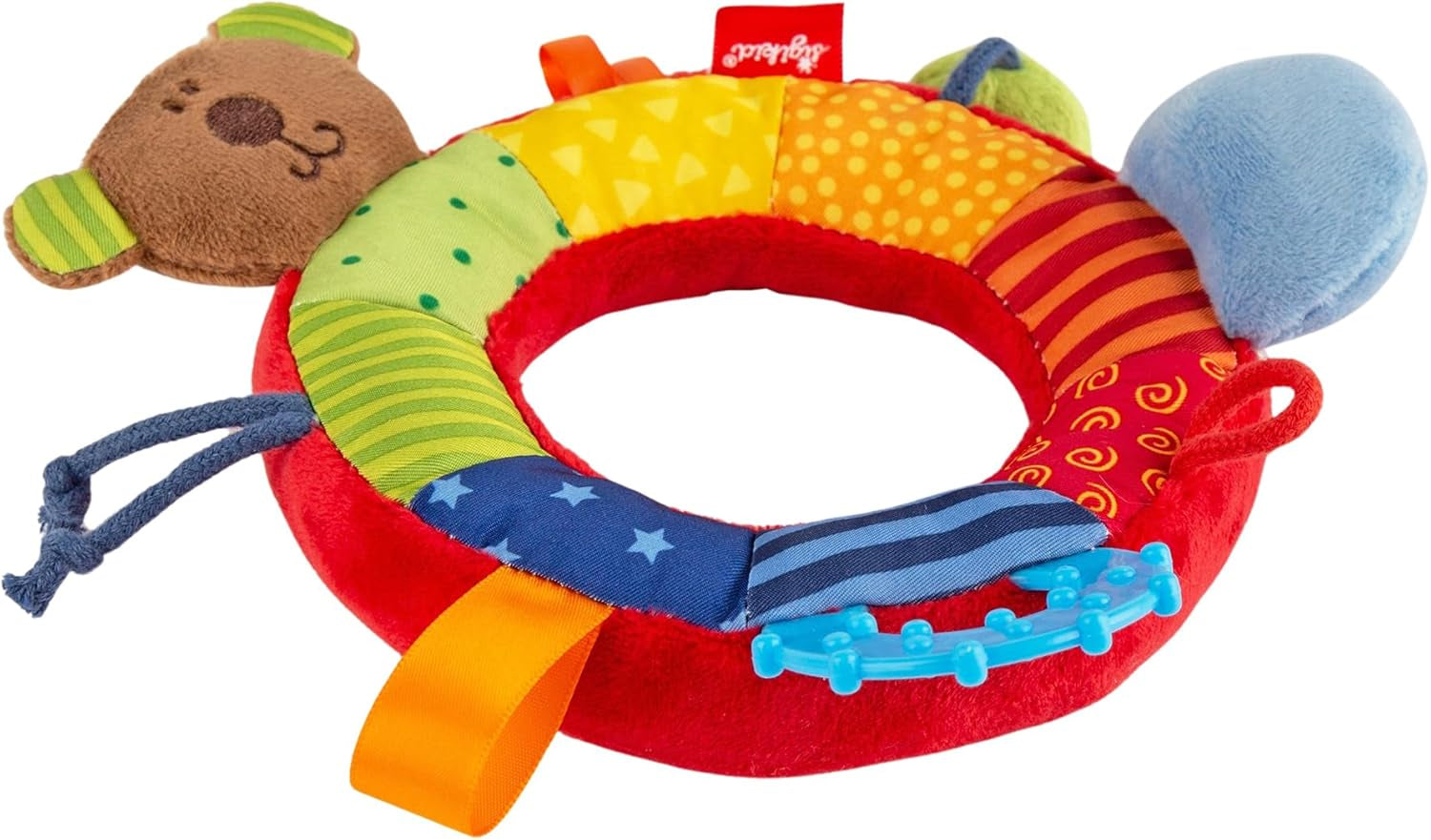 SIGIKID 40490 Inel activ Baby Activity PlayQ Fete și băieți jucărie pentru copii recomandată de la 3 luni multicolor Jucarii Bebe Naty Shop