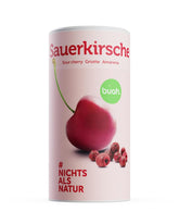 Cerises amères lyophilisées BUAH® | Cerises amères entières comme collation ou pour le muesli | Substitut idéal aux bonbons | Vegan et sans sucre ajouté | 135g de produits déshydratés Naty Shop Titre par défaut