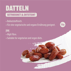 Dattes séchées et sans pépins, 250g produits déshydratés Naty Shop