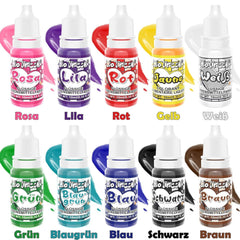 Set 10 coloranti alimentari, lichizi, 10 x 10 ml Naty Shop